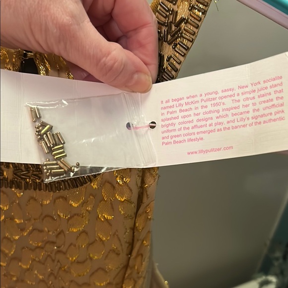 Lilly Pulitzer Gold Tank Top - Picture 5 of 7